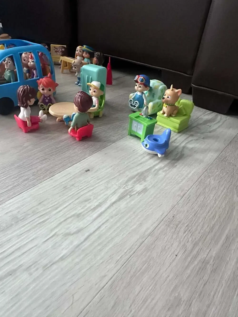 Cocomelon Large Assortment of Figures, Vehicles, and Accessories Playset
